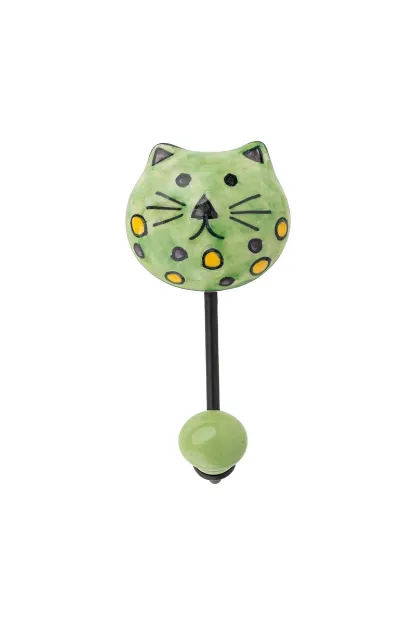 Bild von Wandhaken GREEN MEOW