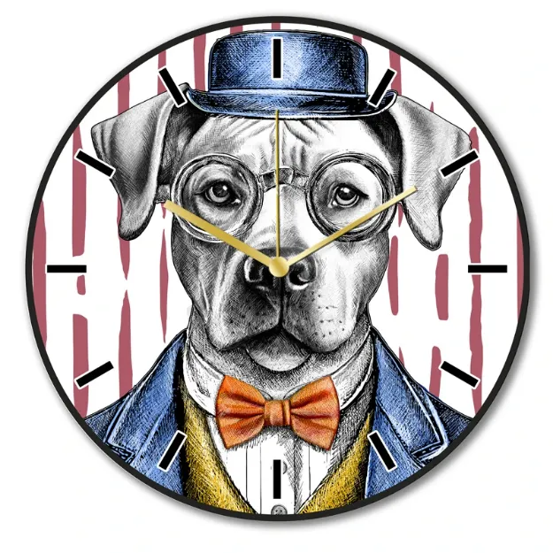 Bild von CLOCK  HUMAN ESSENCE DOG FRIENDSHIP D50