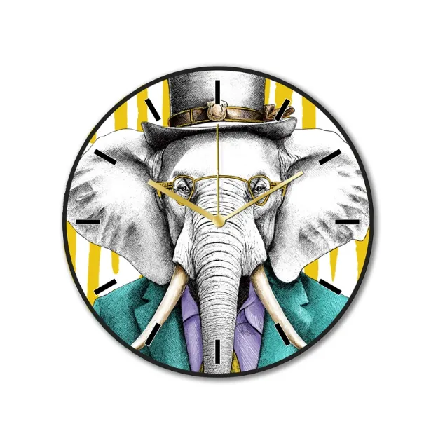 Bild von CLOCK HUMAN ESSENCE ELEPHANT WISDOM  D35