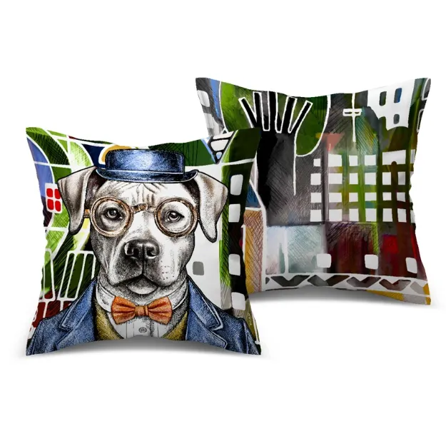 Bild von CUSHION DOG FRIENDSHIP CM 45x45