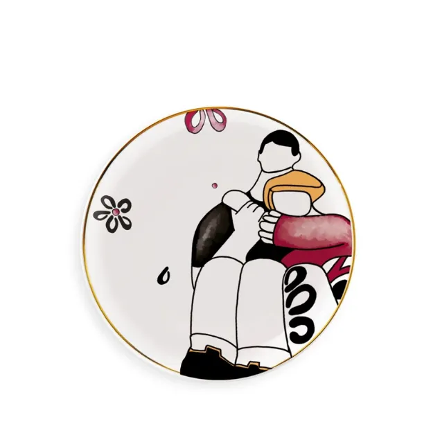 Bild von PIATTINO DESSERT VICINI ABBRACCI D19