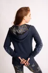 Bild von Sweatjacke Maui Nava in tiefblau von The Spirit of OM