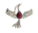 Bild von Anhänger Phönix mit Granat