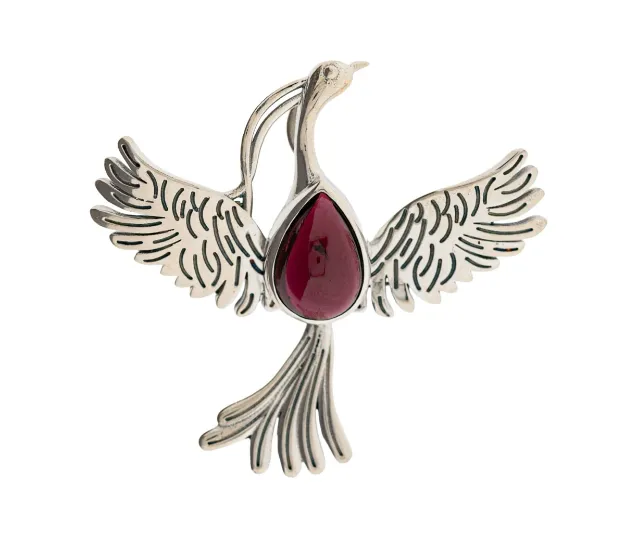 Bild von Anhänger Phönix mit Granat