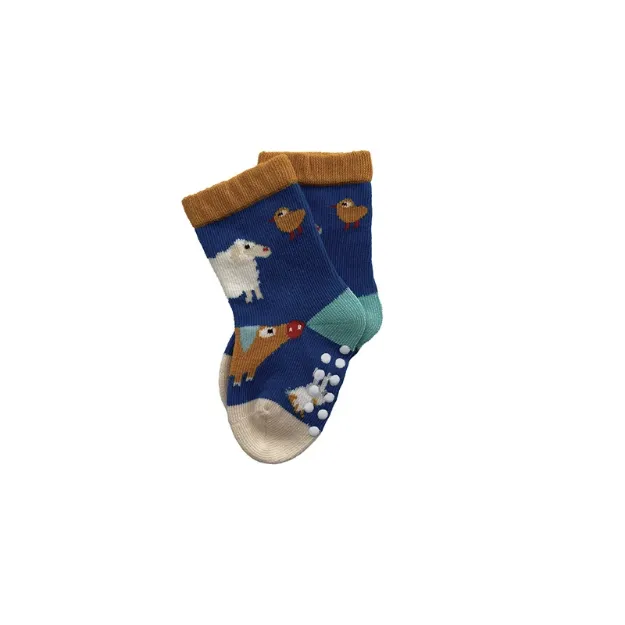 Bild von anti-slip baby socks 6-12 months the farm, VE-2