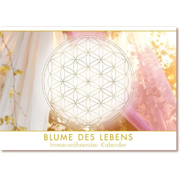 Bild von Immerwährender Wandkalender Blume des Lebens