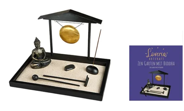 Bild von Zen Garten Buddha, schwarz