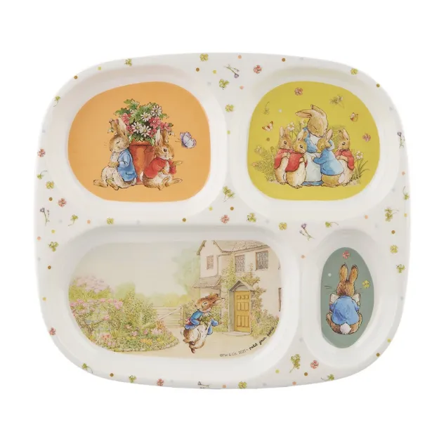 Bild von 4-compartment serving tray peter rabbit, VE-6