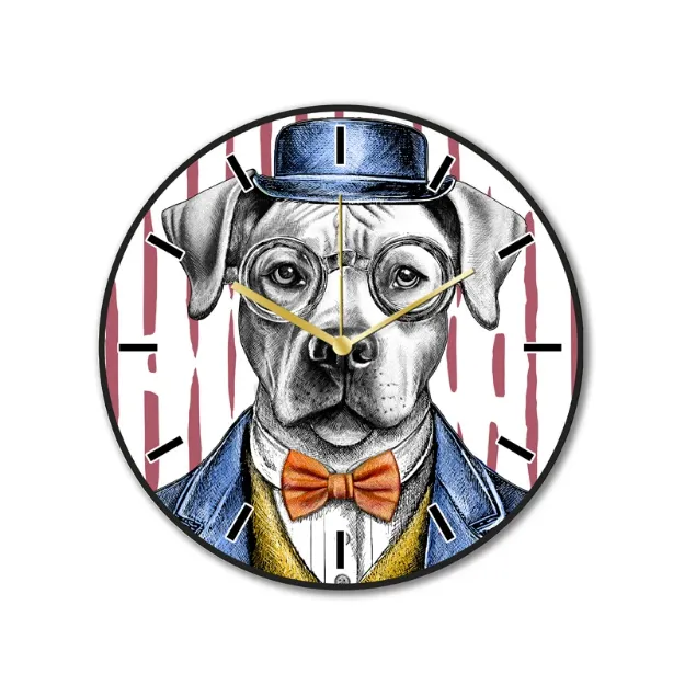 Bild von CLOCK  HUMAN ESSENCE DOG FRIENDSHIP D35