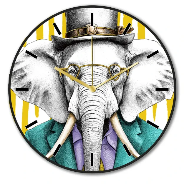 Bild von CLOCK HUMAN ESSENCE ELEPHANT WISDOM D50