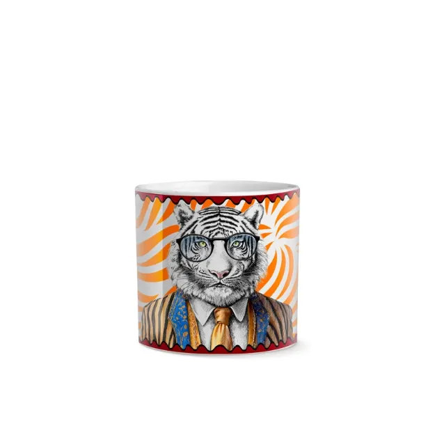 Bild von SET 4 CACHEPOT  HUMAN ESSENCE TIGRE COURAGE 7x7 CM