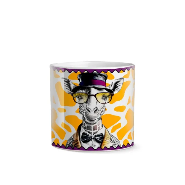 Bild von SET 2 CACHEPOT HUMAN ESSENCE GIRAFFA FAR-SIGHTEDNESS 8,5x8,5 CM
