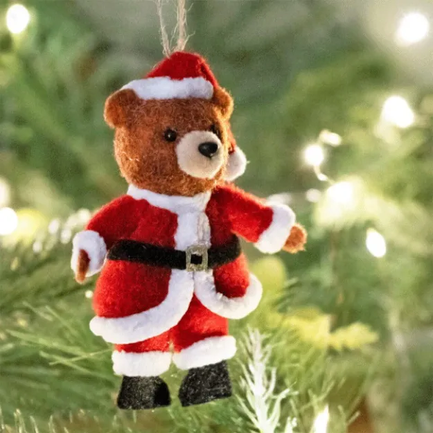 Bild von Filz-Weihnachtshänger Santa Claus