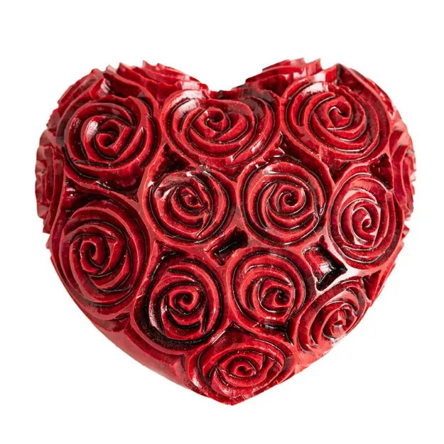 Bild von Rosenherz aus Speckstein gross