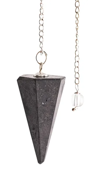 Bild von sechskantiger Schungit Pendel