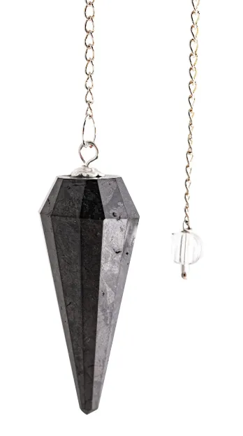 Bild von zwölfkantiger Schungit Pendel