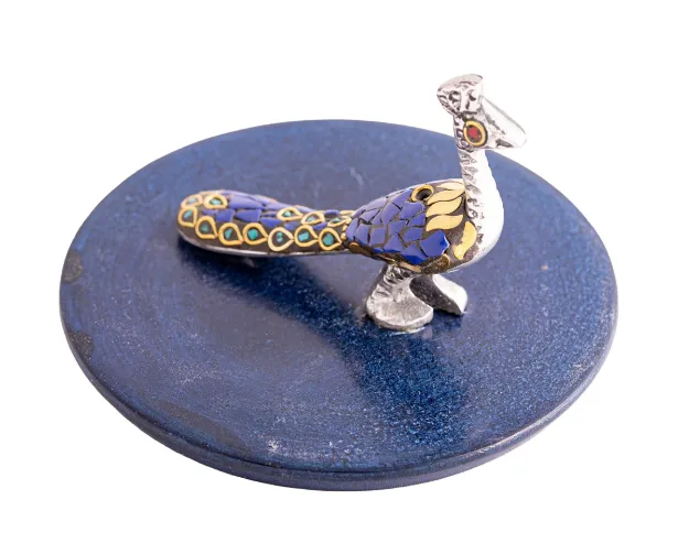 Bild von Pfau Räucherstäbchenhalter