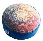 Bild von Meditationskissen Blume des Lebens