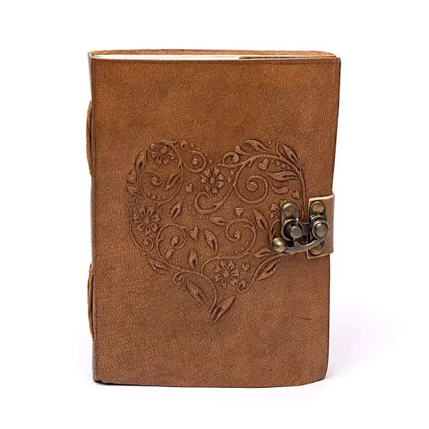 Bild von Notizbuch Herz mit Kunstledereinband