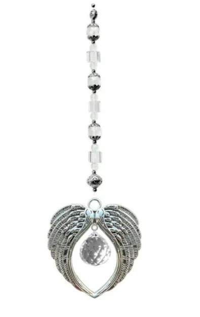 Bild von Suncatcher Angel Wings aus Metall und Glas
