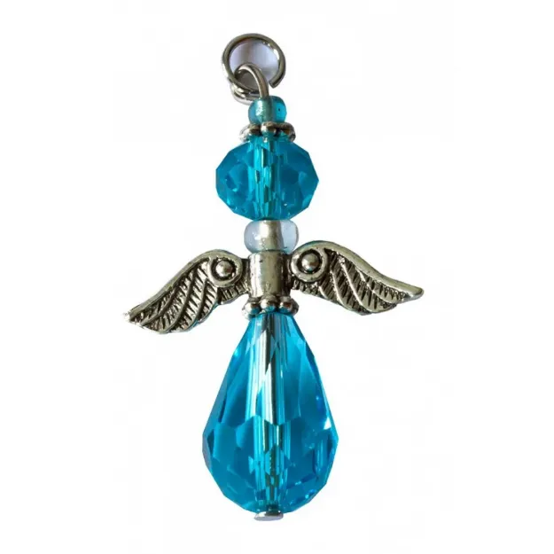 Bild von Anhänger Engel der Harmonie 3 cm, Kristallglas und Metall