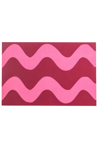 Bild von Postkarte PINK WAVES