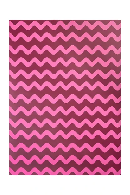 Bild von Geschenkpapier PINK WAVES