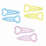 Bild von Hairclips Pastel Hearts (6/card), VE-30