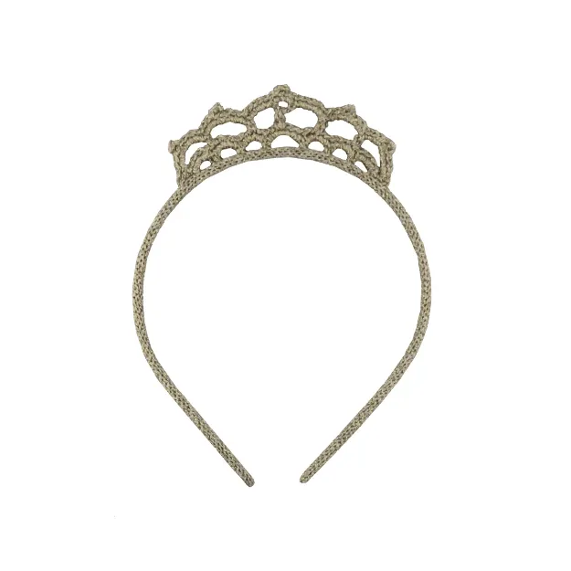 Bild von Hairband Crochet Crown Silver, VE-10