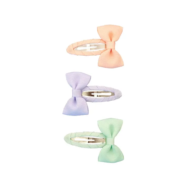 Bild von Hairclips Ribbon Bow Spring (3 colours/card) , VE-15