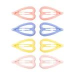Bild von Hairclips Hearts Pastel (2/card)  Assorted 4 colours, VE-24