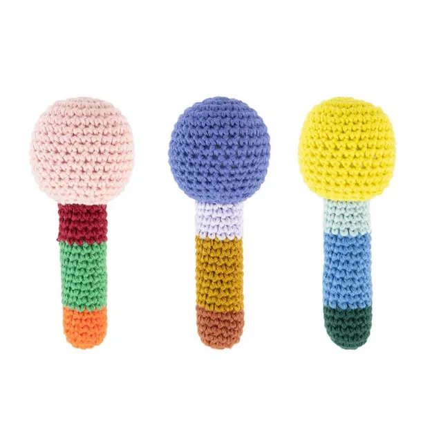 Bild von Crochet Rattles Mini Assorted 3 designs, VE-12