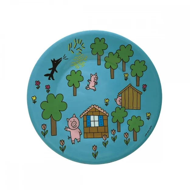 Bild von dessert plate 3 little pigs, VE-6