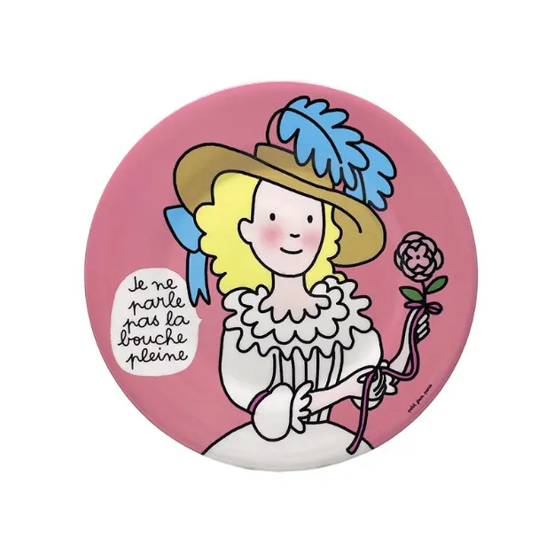 Bild von dessert plate princess je ne parle pas..., VE-6