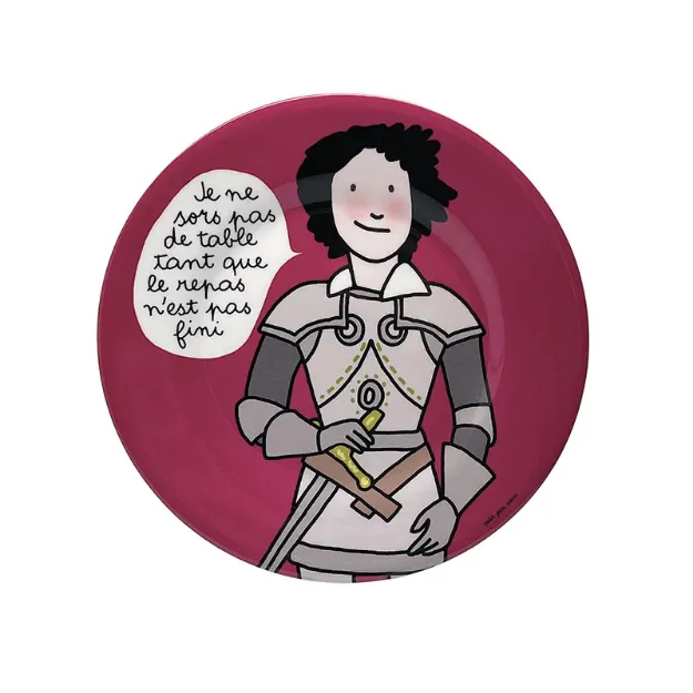 Bild von dessert plate prince je ne sors pas de table..., VE-6