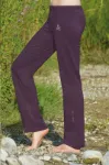 Bild von Wellness-Hose lang unisex in aubergine von The Spirit of OM