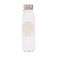 Bild von Blume des Lebens Isolier-Trinkflasche 600 ml, mattweiss