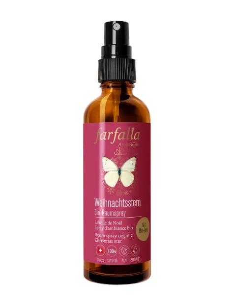 Bild von Weihnachtsstern, Zimt, Festlicher Bio-Raumspray, 75ml