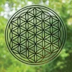 Bild von Blume des Lebens - Aufkleber 3 cm