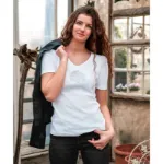 Bild von Shirt Lotus mit Raffärmeln von The Spirit of OM