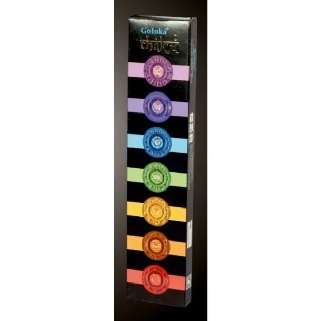 Bild von Räucherstäbchen Mysterious Black «7 Chakras» 15 g