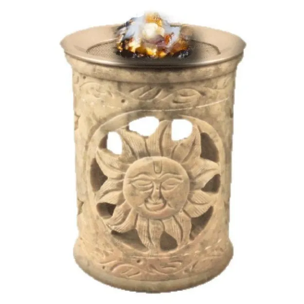 Bild von Räucherstövchen Sonne  mit Sieb