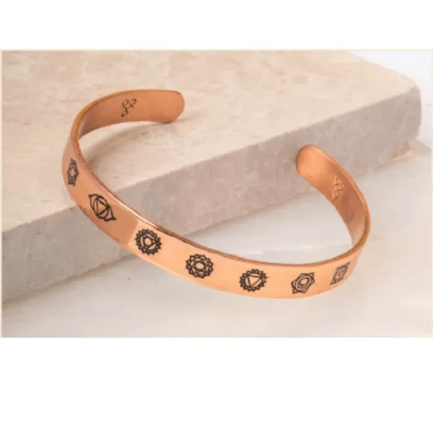 Bild von Kupferarmband Chakra
