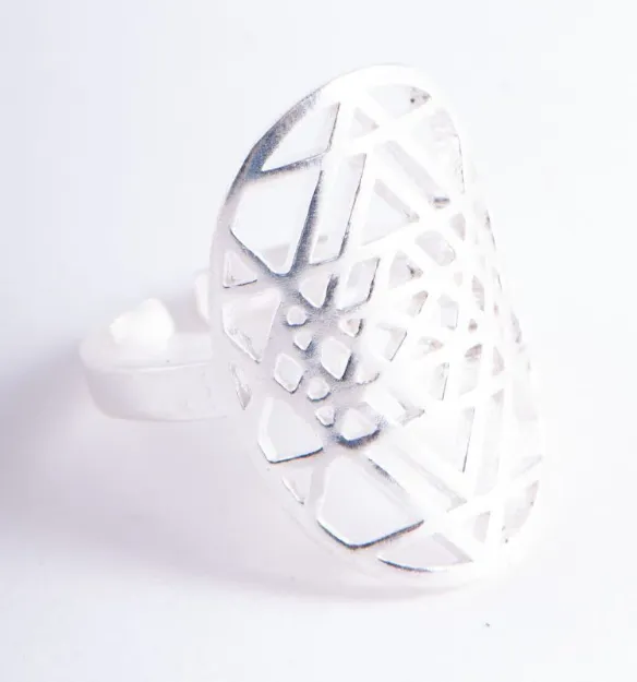 Bild von Shri Yantra, Ring offen