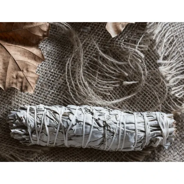 Bild von Weisser Salbei Smudge Stick, ca. 60-70 g