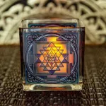 Bild von Teelichtglas Shri Yantra