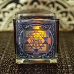 Bild von Teelichtglas Shri Yantra