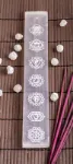 Bild von Selenit Stäbchenhalter Chakras