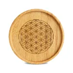 Bild von Blume des Lebens Untersetzer mit Gravur