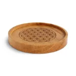 Bild von Blume des Lebens Untersetzer mit Gravur